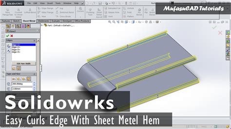 solidworks sheet metal extend edge|how to merge sheet metal.